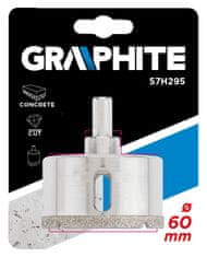 Graphite Diamantový vrták na kameninu 60 mm