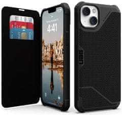 UAG Púzdro Metropolis Folio, kevlar black - iPhone 14 Plus (114045113940)