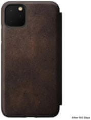 Púzdro Nomad Folio Leather case, brown -iPhone 11 Pro Max (NM21YR0000)