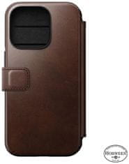 Nomad Púzdro Nomad Leather MagSafe Folio, brown - iPhone 14 Pro (NM01234685)