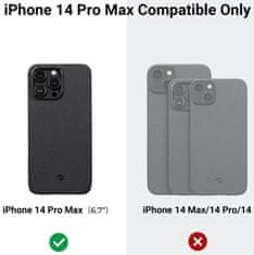 Pitaka Kryt MagEZ 3 600D case, black/grey - iPhone 14 Pro Max (KI1401PMA)