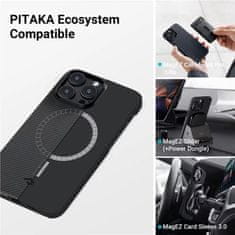 Pitaka Kryt MagEZ 3 600D case, black/grey - iPhone 14 Pro Max (KI1401PMA)