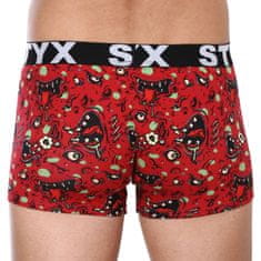 Styx Pánske boxerky art športová guma nadrozmer zombie (R1451) - veľkosť 4XL