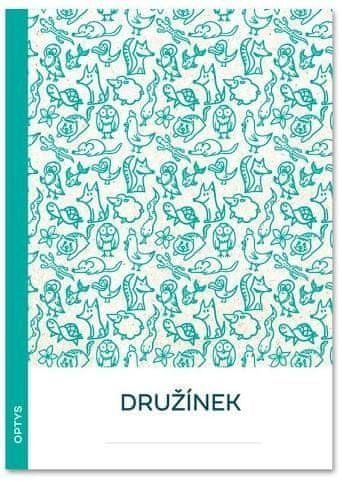 Optys Zápisový zošit Družínek tyrkysový, 10 listov