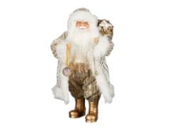 LAALU Santa Claus zlatý 47 cm