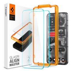 Spigen Ochranné Tvrdené Sklo Alm Glas.Tr 2-Pack Nothing Phone 2 Clear