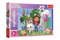 Trefl Puzzle Gabbyin domeček pro panenky/Gabby´s Dollhouse 100 dílků 41x27,5cm v krabici 29x19x4cm