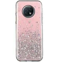 WOZINSKY Wozinsky Star Glitter silikónové puzdro pre Xiaomi Redmi Note 9T 5G - Slabo Ružová KP8719