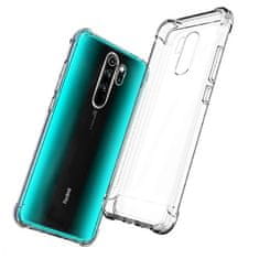 IZMAEL Silikónové puzdro so zosilnenými hranami pre Xiaomi Redmi 8 - Transparentná KP23522