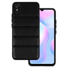 TopQ  Kožené 3D puzdro pre Xiaomi Redmi 9A design 2 čierne