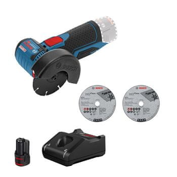 BOSCH Professional Aku uhlová brúska GWS 12V-76 s akumulátorom GBA 12V 2,0 Ah (0615990M3E)