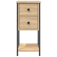 Vidaxl Nočné stolíky 2 ks, dub sonoma 32x42x70 cm, kompozitné drevo