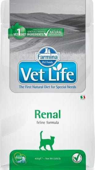 Vet Life Natural Feline Dry Renal 400 g