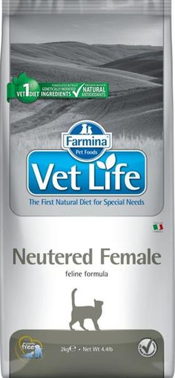 Vet Life Natural Feline Dry Neutered Female 2 kg