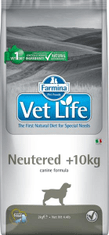 Vet Life Natural Canine Dry Neutered viac ako 10 kg 2 kg