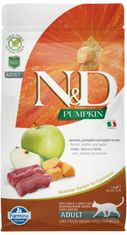 N&D PUMPKIN Cat GF Venison & Apple Adult 300 g