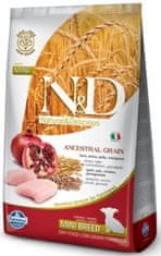 N&D ANCESTRAL GRAIN Dog LG Chicken, Spelt, Oats & Pomegranate Puppy Mini 2,5 kg