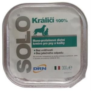 SOLO Coniglio 100% (králik) vanička 300g