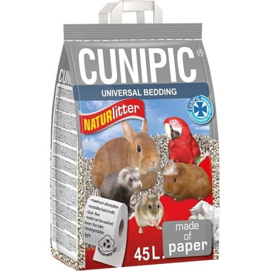 Cunipic Podstielka hlod. Naturlitter paper 45l / 12,5kg