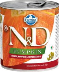 N&D PUMPKIN Dog konz. Chicken, Pumpkin & Pomegranate 285 g