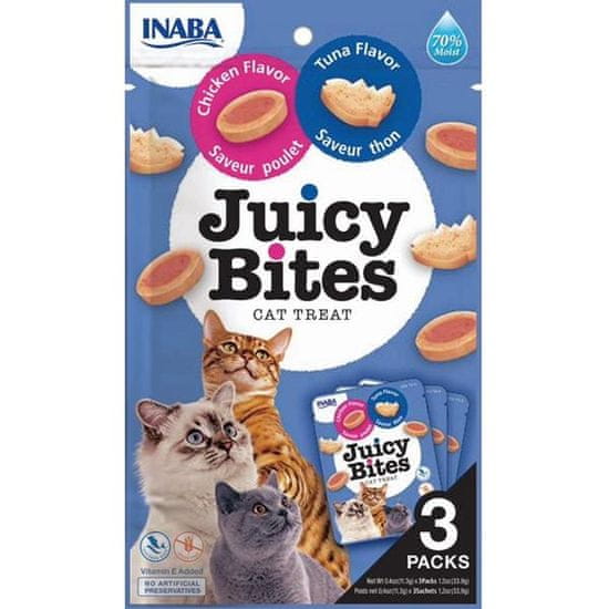 Inaba Juicy Bites cat snack kura a tuniak