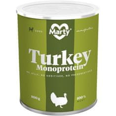 MARTY konz. pre psov - Monoprotein morčacie 800 g