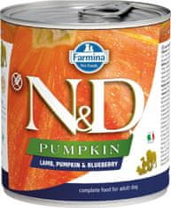 N&D PUMPKIN Dog konz. Lamb, Pumpkin & Blueberry 285 g