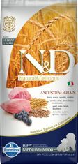 N&D ANCESTRAL GRAIN Dog LG Lamb, Spelt, Oats & Blueberry Puppy Medium & Maxi 12 kg