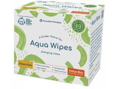 Aqua Wipes Obrúsky 100% rozložiteľné, 99% vody, 12x56ks = 672ks