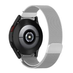 Tech-protect Milanese remienok na Samsung Galaxy Watch 4 / 5 / 5 Pro / 6, silver
