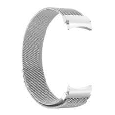 Tech-protect Milanese remienok na Samsung Galaxy Watch 4 / 5 / 5 Pro / 6, silver