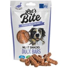 Brit DOG Let's Bite Meat Snacks Duck Bars 80 g