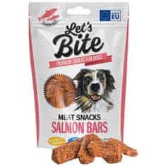 Brit DOG Let's Bite Meat Snacks Salmon Bars 80 g