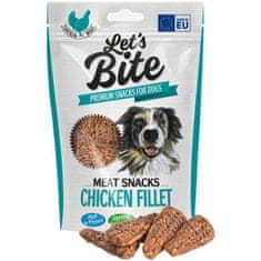 Brit DOG Let's Bite Meat Snacks Chicken Fillet 80 g