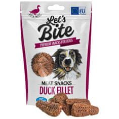 Brit DOG Let's Bite Meat Snacks Duck Fillet 80 g