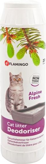 Flamingo Deodorant do toalety pre mačky - Alpský vánok
