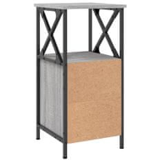 Vidaxl Nočné stolíky 2 ks, sivá sonoma 34x35,5x70 cm, kompozitné drevo