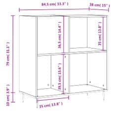 Petromila vidaXL Skrinka na platne dub sonoma 84,5x38x48 cm kompozitné drevo