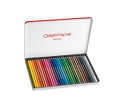 Caran´d Ache Akvarelové pastelky "Swisscolor", 30 ks, kovový box, 1285.730