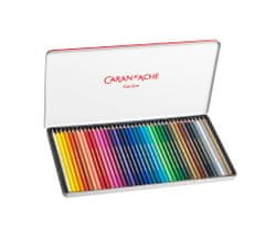 Caran´d Ache Akvarelové pastelky "Swisscolor", 40 ks, kovový box, 1285.740