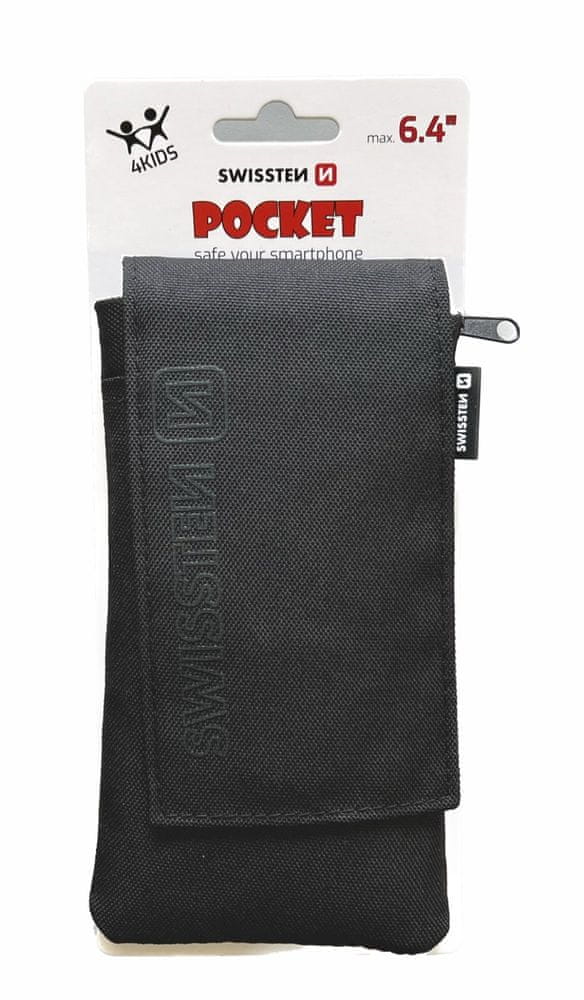 SWISSTEN PÚZDRO POCKET 6,4" 65300100, čierne