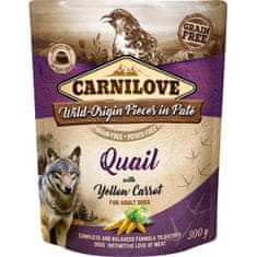 Carnilove Dog kaps. Paté Quail with Yellow Carrot 300 g