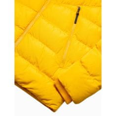 OMBRE Pánska bunda zimná EMIL žltá MDN21240 M