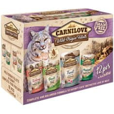 Carnilove Cat vreciek. MULTIPACK (12x85g)