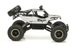 KIK KX7501_2 RC auto Rock Crawler 1:12 4WD METAL strieborné