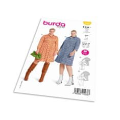 Burda Strih Burda 5882 - Košeľové šaty s golierom