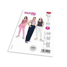 Burda Strih Burda 5852 - Tielko, top, krátky top