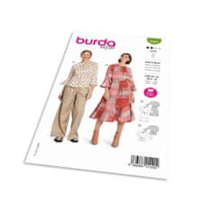 Burda Strih Burda 5884 - Blúzkové šaty, blúzka