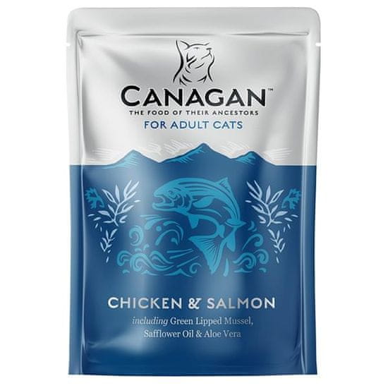 Canagan Cat vreciek. Adult - kura a losos 85 g