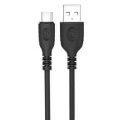 Northix USB na USB-C, 2,4A – 1 m – čierna 